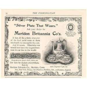  1894 Meriden Britannia 1847 Rogers Bros Coffee Set Print 