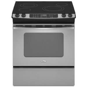  Whirlpool 30 Slide in Electric Range with 4 Radiant 