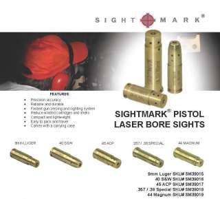Sightmark Pistol Caliber Laser Bore Sights  