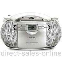 Philips AZ1027 Stereo Portable CD  System with FM/MW Bass Radio 