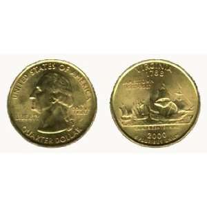    Virginia State Quarter (24 Karat Gold Plated) 