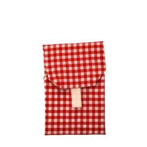 Wrap N Mat, Pouch wrap, Red/White gingham, 15 x 16.5. This multi pack 