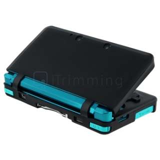 For Nintendo 3DS Leather Hard Case+AC+DC Car Charger+Protector 