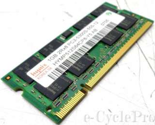   1gb  PC2 5300  667MHz  NON ECC  Laptop DDR2 Memory Modules  