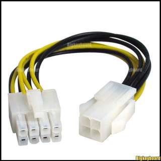 ATX 4 Pin male to 8 Pin Female EPS Power Cable Adapter  