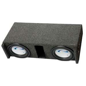  OBCON Dual 10 Downfire Subwoofer Box With Labyrinth Power 