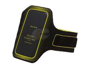    BELKIN Black / Limelight EaseFit Sport Armband for iPhone 