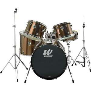    W575TCT Metallic Copper 5 Piece Drum Set Musical Instruments