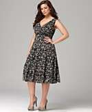    Style&co. Plus Size Dress, Sleeveless Printed Tiered Empire 