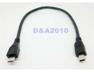 USB Mini B 5 Pin male to Micro 5pin male Adapter cable  