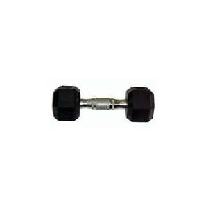  Rubber Octagonal Dumbbell 20 lb