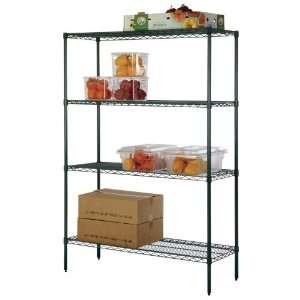 Omega Precision   Freezer Wire Shelving Unit w/ Antimicrobial 