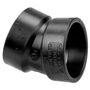  NIBCO 5808 Series ABS DWV Pipe Fitting, 22.5 Degree Elbow 