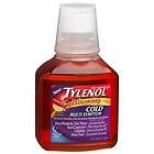 Tylenol Cold Multi Symptom Warming Liquid, Night Time, Honey Lemon, 8 