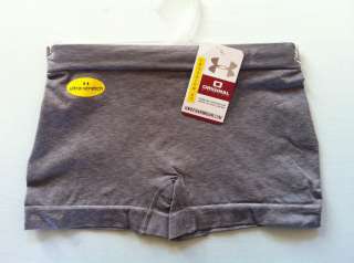 NEW Womens Under Armour Active Boy Short Underwear Gray Size Large 