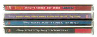 toy story 1 & 2   4 game/activity center lot (pc games) 044702011056 