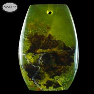 African Green Opal Pendant bead Y106472  