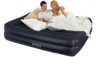Queen Pillow Rest Air Bed Mattress Intex Blow Up Airbed  