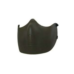 Green Airsoft Tactical Green Iron Polymer Lower Half Face Mask  