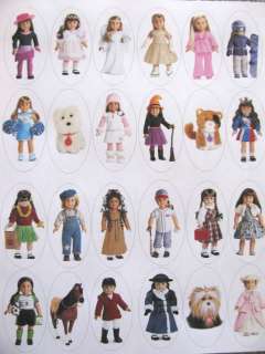 Huge Lot 144 AMERICAN GIRL DOLL STICKERS Party Favors Samantha 