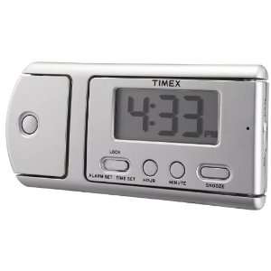   Inc Silver Multi Function Travel Alarm Clock T115S