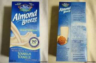 BLUE DIAMOND ALMOND BREEZE non dairy BEVERAGE VAN CHOC+  