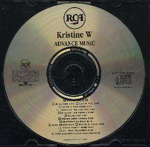 KRISTINE W   Stronger   RARE 13 Track Advance CD 2000  