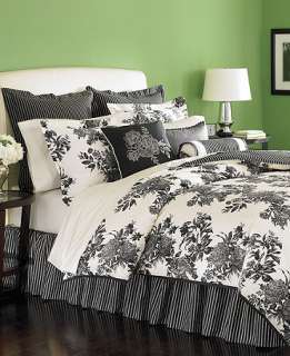   Bedding, Midnight Trellis 6 Piece Comforter Sets   Bed in a Bag   Bed