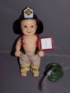   Hydrant Fun Fireman Resin Anatomically Correct Boy Doll NIB  