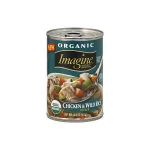 Imagine Natural Creations Soup, Organic, Chicken & Wild Rice, 14.5 oz 