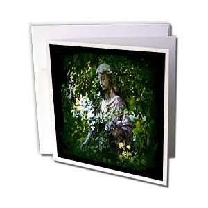 WhiteOak Gothic Photography   The Watcher Angel in plants 