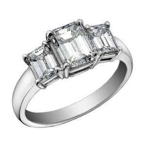  Diamond Engagement Ring and Three Stone Anniversary Ring 3 