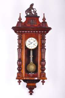 Antique G.Becker Spring Driven Wall Clock approx.1900  