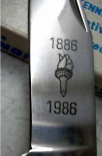 1986 Statue of Liberty Collectors Commemorative Knife  