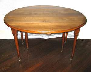   Dropp leaves French Period Directoire Walnut Antique 2 leaves  