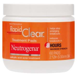 Neutrogena Acne Rapid Clear Daily Treatment Pads   60 Pads.Opens in a 