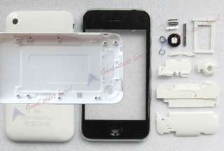 White Full Housing Cover Case+Bezel Frame+Sim Tray Holder for Iphone 