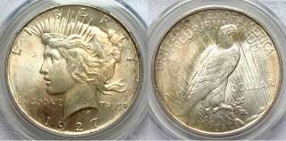 Jetproofs™ proudly offers this 1927 D Peace Dollar PCGS MS64 