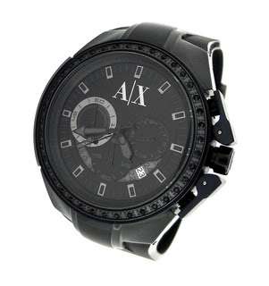 New Armani Exchange Black Chronograph Mens Watch AX1113  