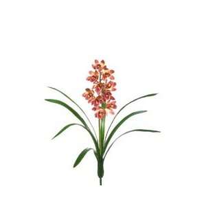 Pack of 6 Artificial Mauve Mini Cymbidium Orchid Silk Flower Sprays 22 