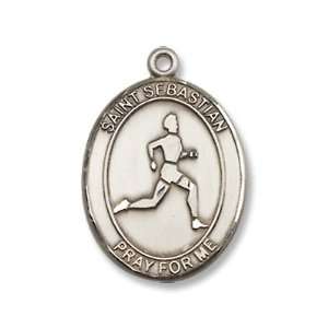  St. Sebastian Sports Track & Field Sterling Silver Medal 