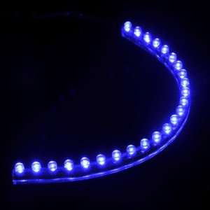  Car LED Light Strip,12V 24 LED 24cm Car Waterproof Flexible Light 