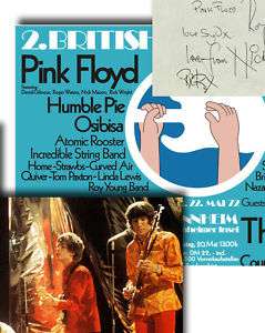 Pink Floyd Syd Barrett Memorabilia Poster & Autographs  