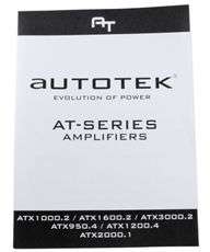 Autotek ATX2000.1 2000W Peak Mono Amplifier Car Amp + 4 AWG Amp Kit 