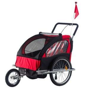 Aosom 2in1 Double Baby Bicycle Bike Trailer and Stroller  