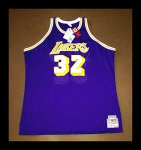 Los Angeles Lakers JERSEY Magic Johnson MITCHELL & NESS Basketball NEW 