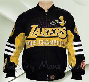 OFFICIAL LAKERS 2009 CHAMPIONS JH DESIGN JACKET MEDIUM  