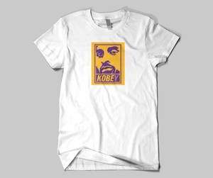 Kobe Bryant Los Angeles Lakers KOBE OBEY style T Shirt  