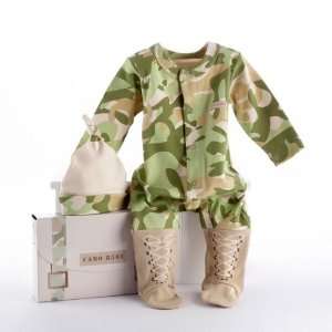  Big Dreams Camo Baby Sleeper With Faux Boots & Matching 