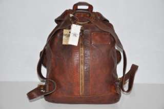 Ralph Lauren RRL FULL LEATHER Rucksack Backpack Bag  
